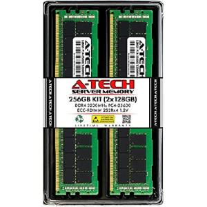A-Tech 256GB キット (2x128GB) RAM ASRock Rack ROMED8-2T用 | DDR4 3200MHz PC4-25600 ECC RDIMM 2S2Rx4 (4Rx4) 登録サーバーメモリアップグレード