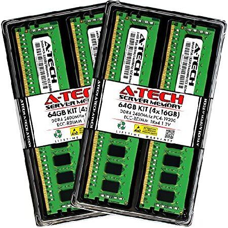 A-Tech 64GB キット (4x16GB) RAM Dell PowerEdge C6320,...