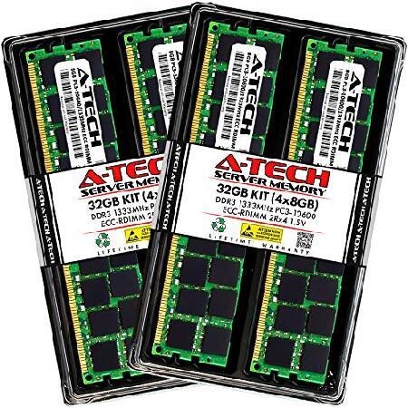 エーテック A-Tech 32GB キット (4x8GB) RAM Supermicro プロセッサ...