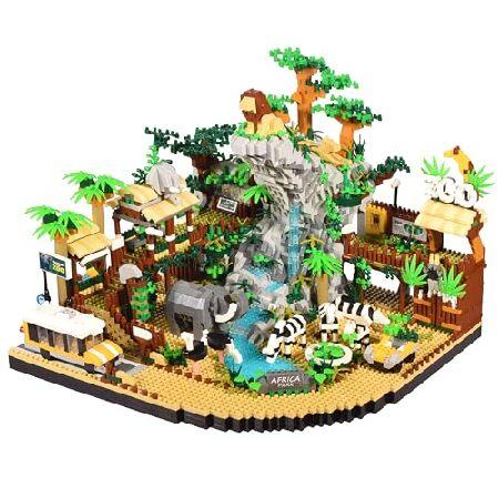 Komvoor 動物園 アーキテクチャ マイクロビルディングブロックセット - 4800ピース アニ...
