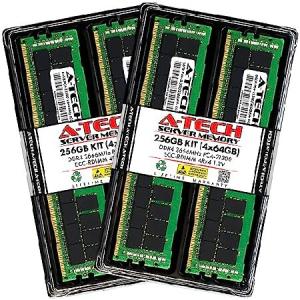 A-Tech 256GB キット (4x64GB) RAM Supermicro SuperBlade 6119P-T3N 6119PW-C3N 6119PW-T3N | DDR4 2666MHz PC4-21300 ECC RDIMM 4Rx4 登録サーバーメモリアッ