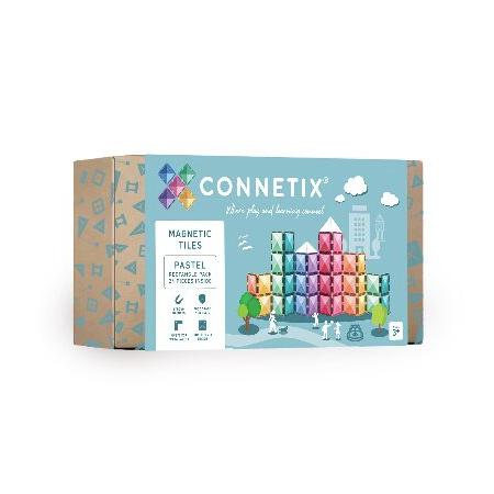 CONNETIX Pastel Rectangle Pack, 24 Pieces