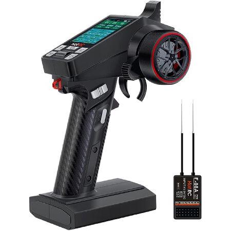 FLYCOLOR HotRC CT-8A 8チャンネル カラースクリーン リモコン 2.4G レシー...