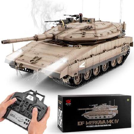 BESTYMXY RC戦車 ヘンロング IDF MERKAVA MKIV、1:16 メルカバ主力戦車...