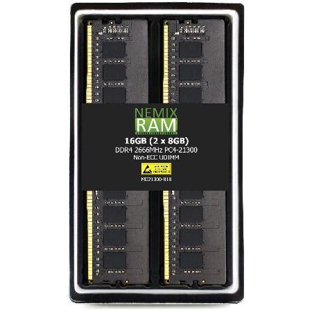 NEMIX RAM 16GB (2X8GB) DDR4 2666MHZ PC4-21300 1Rx8...