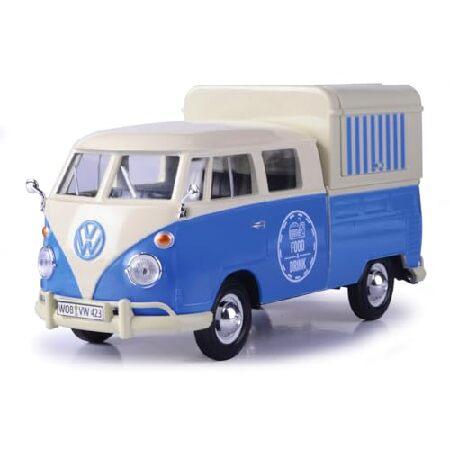 Type 2 (T1) Pickup Food Truck Cream and Blue 1/24 ...