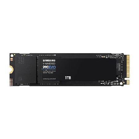 Samsung 990 EVO SSD 1TB、PCIe Gen 4x4、Gen 5x2 M.2 2...