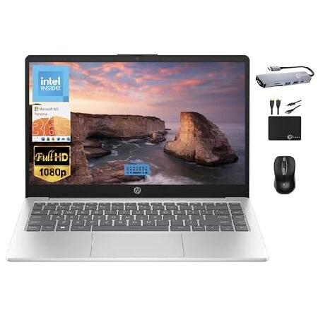 HP 2024 Essential Laptop, 14" FHD IPS Display, Qua...