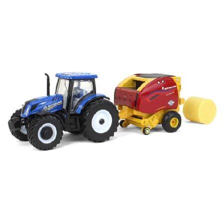 ERTL 1/64 New Holland T6.180 w/Roll-Belt 560 Round...