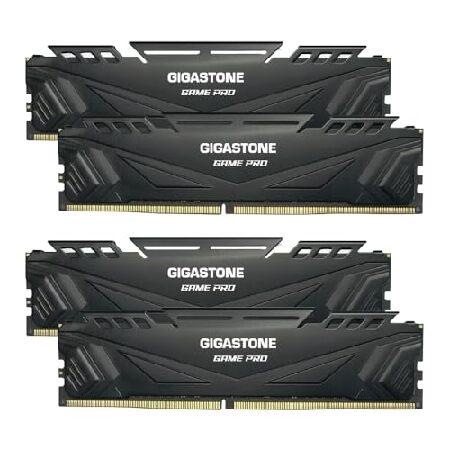 【メモリ DDR4】GIGASTONE Game PRO 16GBx4枚 (64GB Kit) DD...