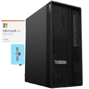 レノボ Lenovo P360 Workstation Desktop (Intel i7-12700 12-Core, 16GB DDR5 4800MHz RAM, 4TB PCIe SSD, Intel UHD 770, WiFi, Bluetooth, Win 11 Home) with