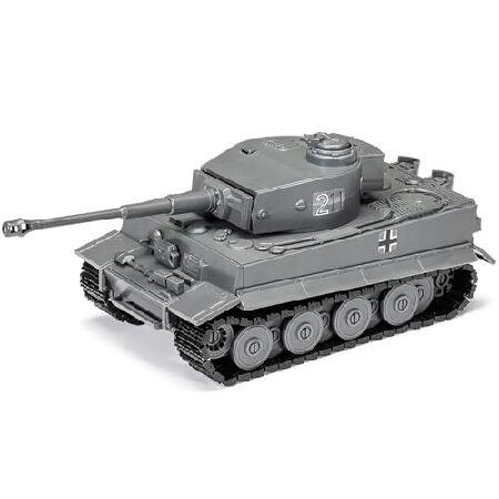 スキル1 モデルキット タイガーI戦車 ドイツ軍 スナップトゥギャザー 塗装済みプラモデル タンクキ...