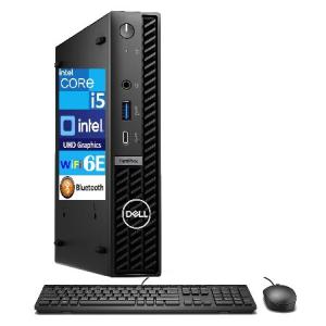 デル Dell OptiPlex 7020 Mini Desktop Black (Intel i5-14500T, Intel UHD 770 8GB, 16GB DDR5, 512GB SSD, WiFi 6E, Bluetooth, 90W PSU, RJ-45, 1 Display Po