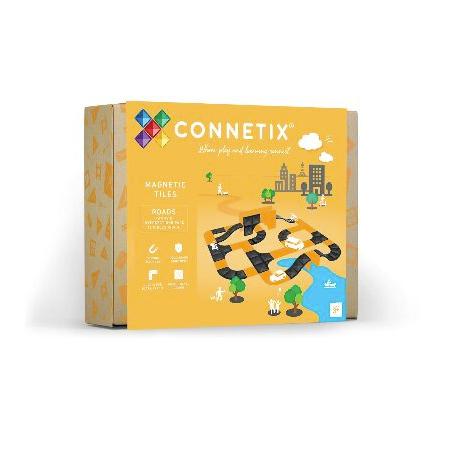 Connetix Magnetic Tiles Roads Ramps ＆ Intersection...
