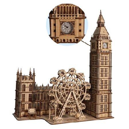 3D Wooden Puzzle for Adults Big Ben Model Kits Des...