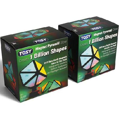 TOSY Magnet Pyramid Glow - 1 Cube Transforms into ...