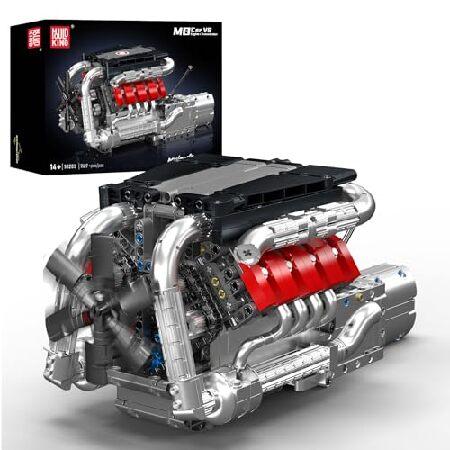Mould King 10203 V8 Engine Model Kit That Works - ...