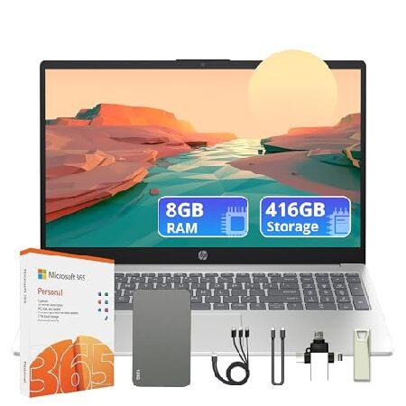 HP 15.6" HD Laptop, 1 Year Office 365, Intel N200 ...