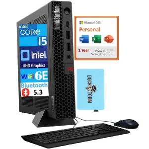 レノボ Lenovo ThinkStation P3 Tiny Workstation Mini Desktop (Intel i5-13500, Intel UHD 770 Shared, 16GB DDR5, 2x4TB PCIe SSD (8TB), WiFi 6E, Win 11 Pr