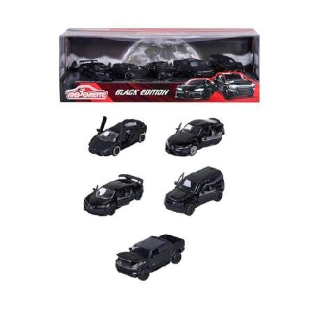 Majorette Black Edition Car Set (5 Cars) - 5 Black...