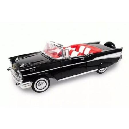 1957 Bel Air Convertible Black 1/18 Diecast Model ...