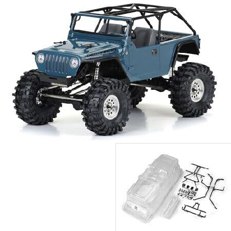 Pro-Line Racing 2004 Jeep LJ クリアボディ トレイルケージ＆スケール成形...