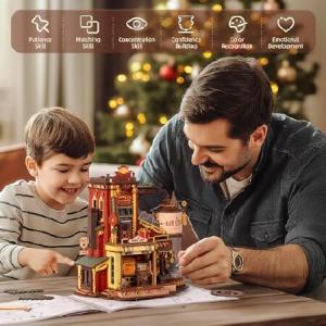 ROBOTIME 3D木製パズル 大人用 ファ...の詳細画像5