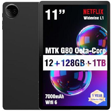 2025 Android 14 タブレット 11インチタブレット 大人と子供用、MediaTek O...