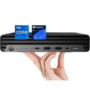 HP Elite 600 G9 Mini Business Desktop Computer, 13th Gen Intel Core i7-13700T(16-Core, Up to 4.9GHz), 64GB DDR5 RAM, 2TB PCIe SSD, Wi-Fi 6, HDMI, DP,