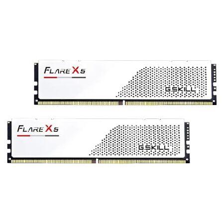 ジースキル DIMM 32GB DDR5-6000 (2x 16GB) デュアルキット、ホワイトラム...