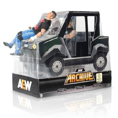 AEW Golf Cart (Matt Hardy, Kenny Omega ＆ Sammy Gue...