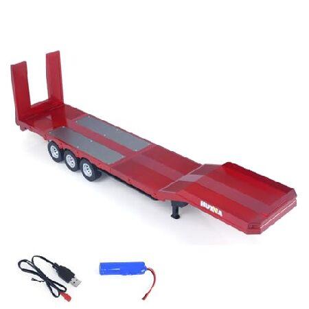 TOUCAN RC HOBBY 3 Axels Plastic Semi Trailer Flatb...