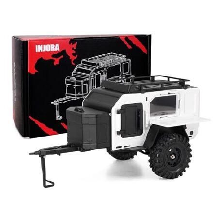 INJORA オフロードキャンプトレーラー 1/18 1/24 RCクローラー TRX4M SCX2...