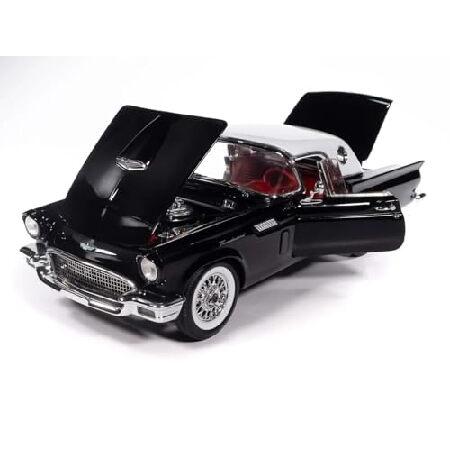 1957 Thunder Bird Black with White Top and Red Int...