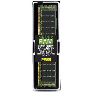 64GB 1X64GB DDR5 5600MHZ PC5-44800 2Rx4 1.1V CL46 288ピン ECC 登録済み RDIMM NEMIX RAM サーバーメモリ Dell PowerEdge C6615サーバーノード対応