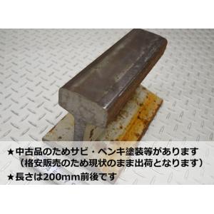 送料無料 鉄道レール材 中古鋼材 200mm ...の詳細画像2