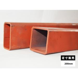 ◇鉄カラー角パイプ・カラー長角パイプ (赤錆止め塗品) 各品形状の