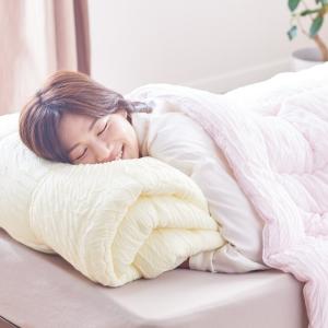 とろけるふとん enifea 2 肌掛け布団 シングル 日本製 くしゅくしゅ