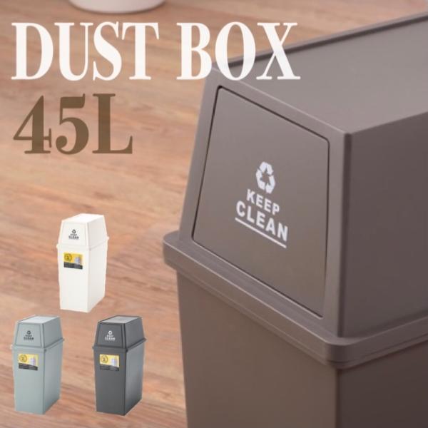 ダストボックス 45L 軽量 おしゃれ 新生活 ゴミ箱