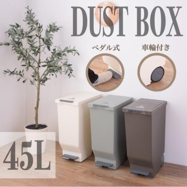ダストボックス おしゃれ 45L ペダル式 ゴミ箱