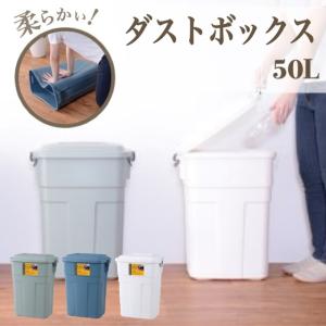 ダストボックス 大型 おしゃれ 50L 軽量 やわらかい ゴミ箱