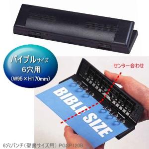 PLUS(プラス) 穴あけパンチ 6穴 バインダー式手帳用 PU-601 34-000