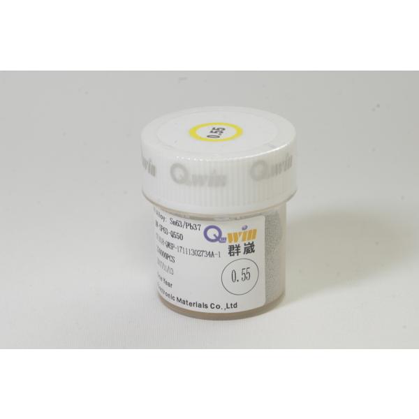 【処分品】【未使用】QWIN 半田ボール 250K個 Sn63%Pb37% (0.55mm) BGA...