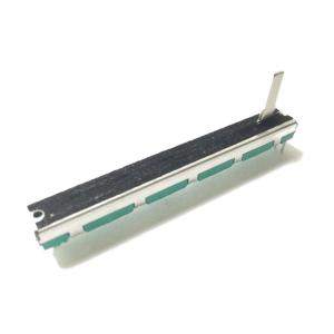 スライドボリューム 20kΩ Aカーブ 長さ75mm ノブ15mm ステレオ