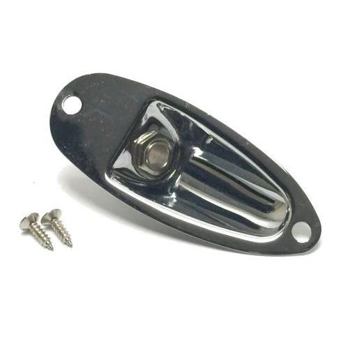 【難あり】【傷あり】ストラトキャスター用 アウトプットジャック・カバー ジャックプレート ジャック付...