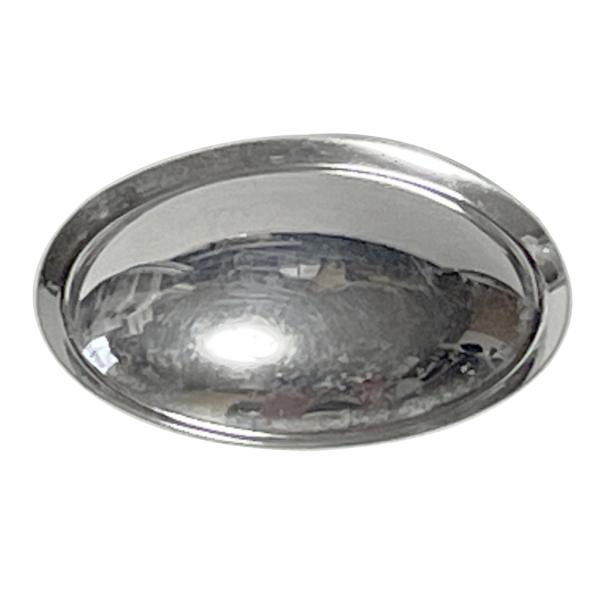 【難あり】スピーカー ダストキャップ センターキャップ 直径30mm （楕円） ポリスチレン 鏡面シ...