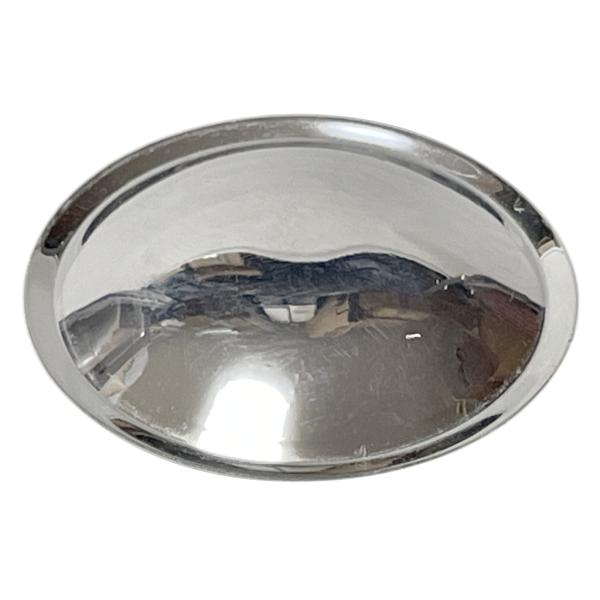 【難あり】スピーカー ダストキャップ　センターキャップ 直径40mm ポリスチレン 鏡面 シルバー ...