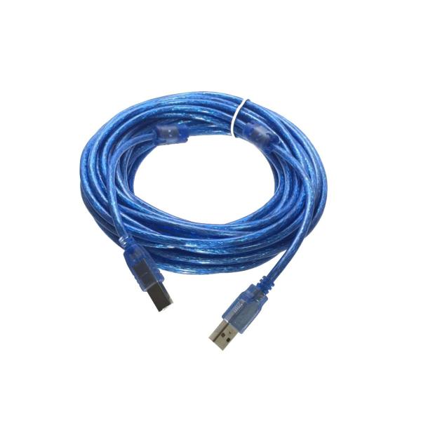 USB2.0 ケーブル 10m Type A （オス） to Type B （オス） 標準コネクタ ...