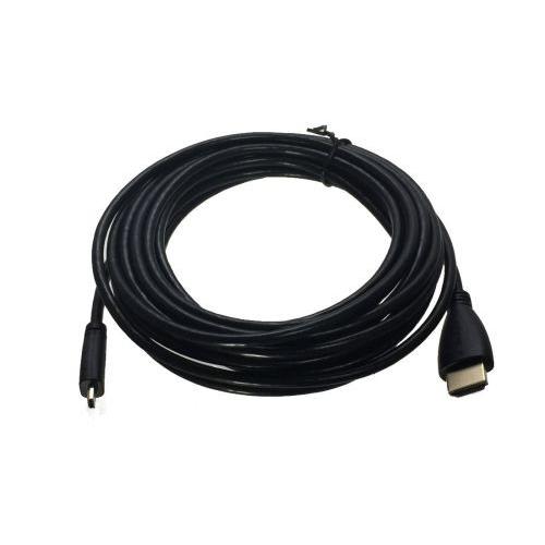 HDMI変換ケーブル 5m HDMI 標準タイプ （オス） to microHDMI （オス） アク...