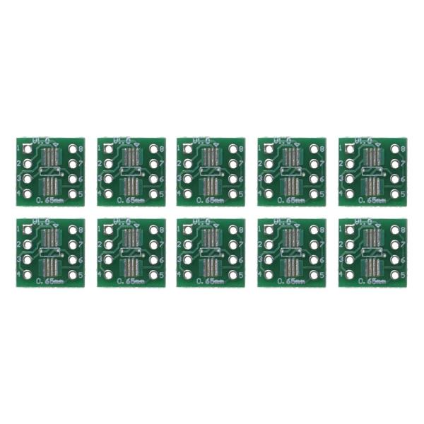 SOP/MSOP 8ピン to DIP 8ピン 変換基盤 10枚セット